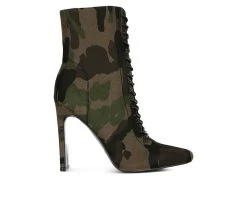 Women's Rag & Co Wyndham Lace Up Stiletto Booties