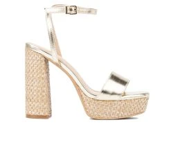 Women's New York And Company Odalina Platform Dress Sandals