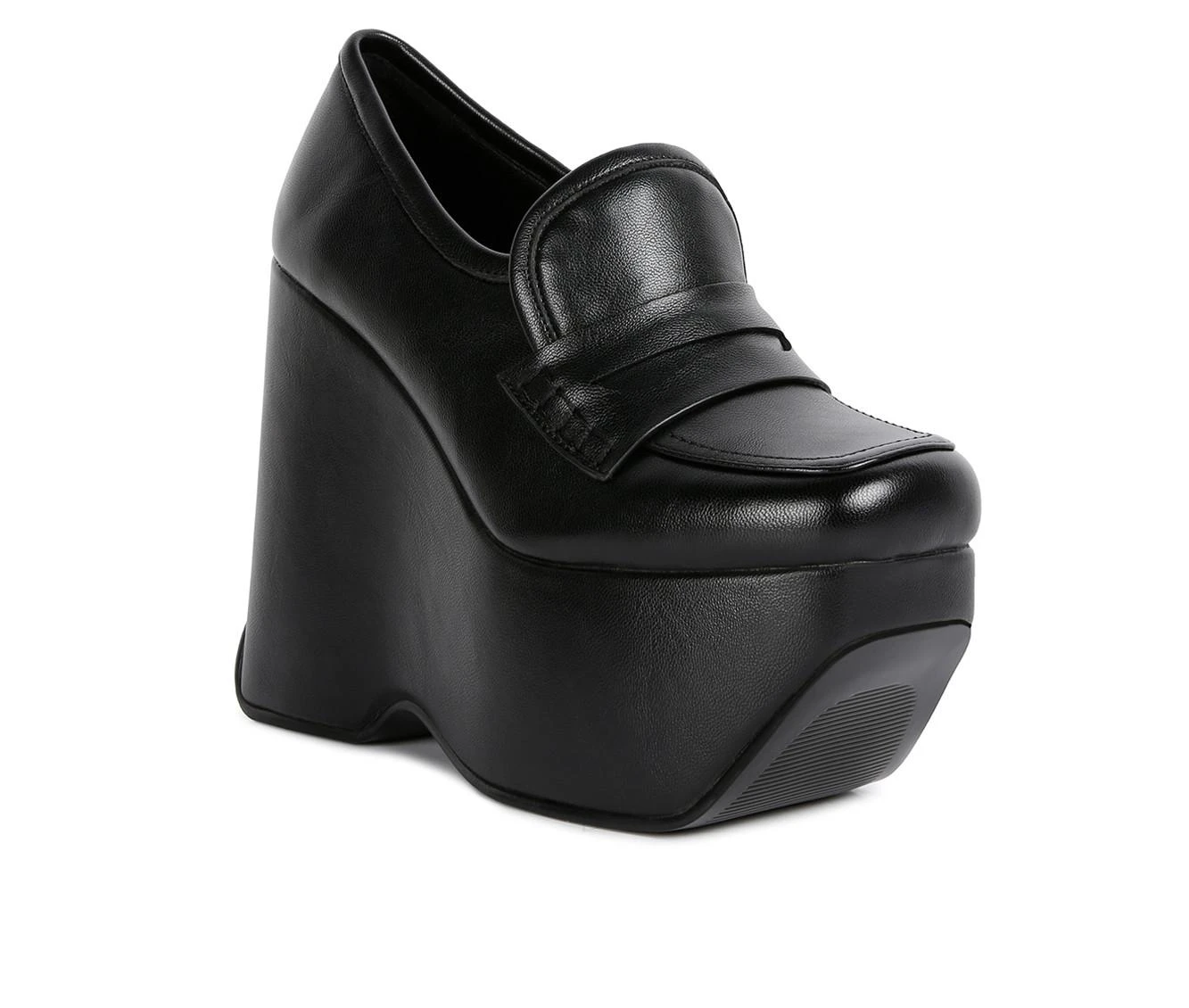 Women's Rag & Co Gilliam Platform Wedge Loafers - Image 3