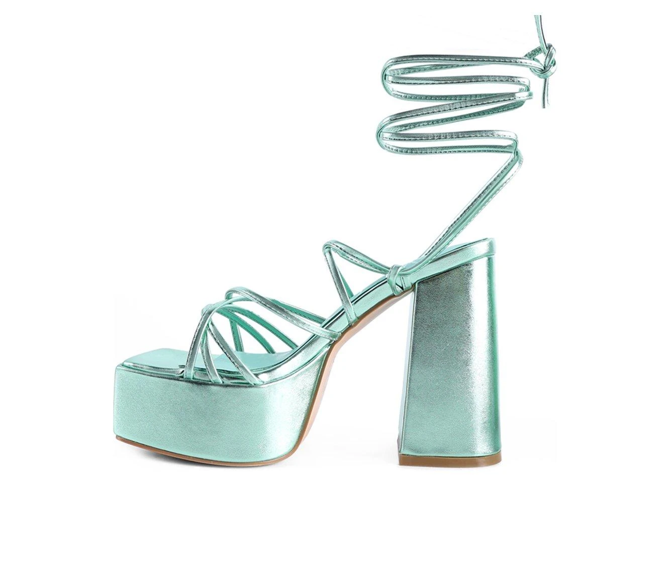 Women's London Rag Anvil Platform Block Heels - Image 4